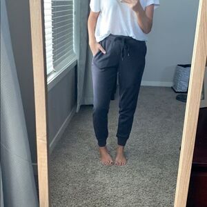 Lace up back joggers